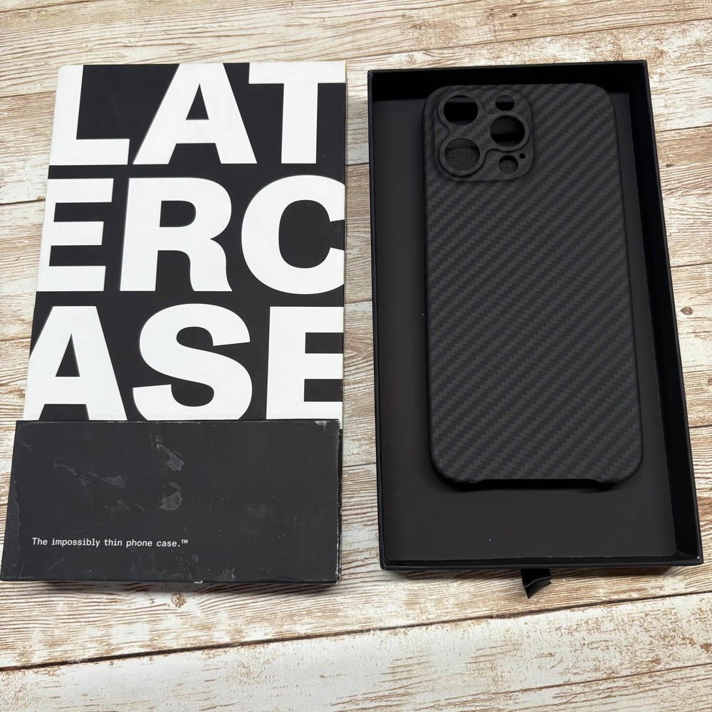 Latercase Classic  Phone Case for iPhone 15 Pro Max Impossibly Thin  Open Box